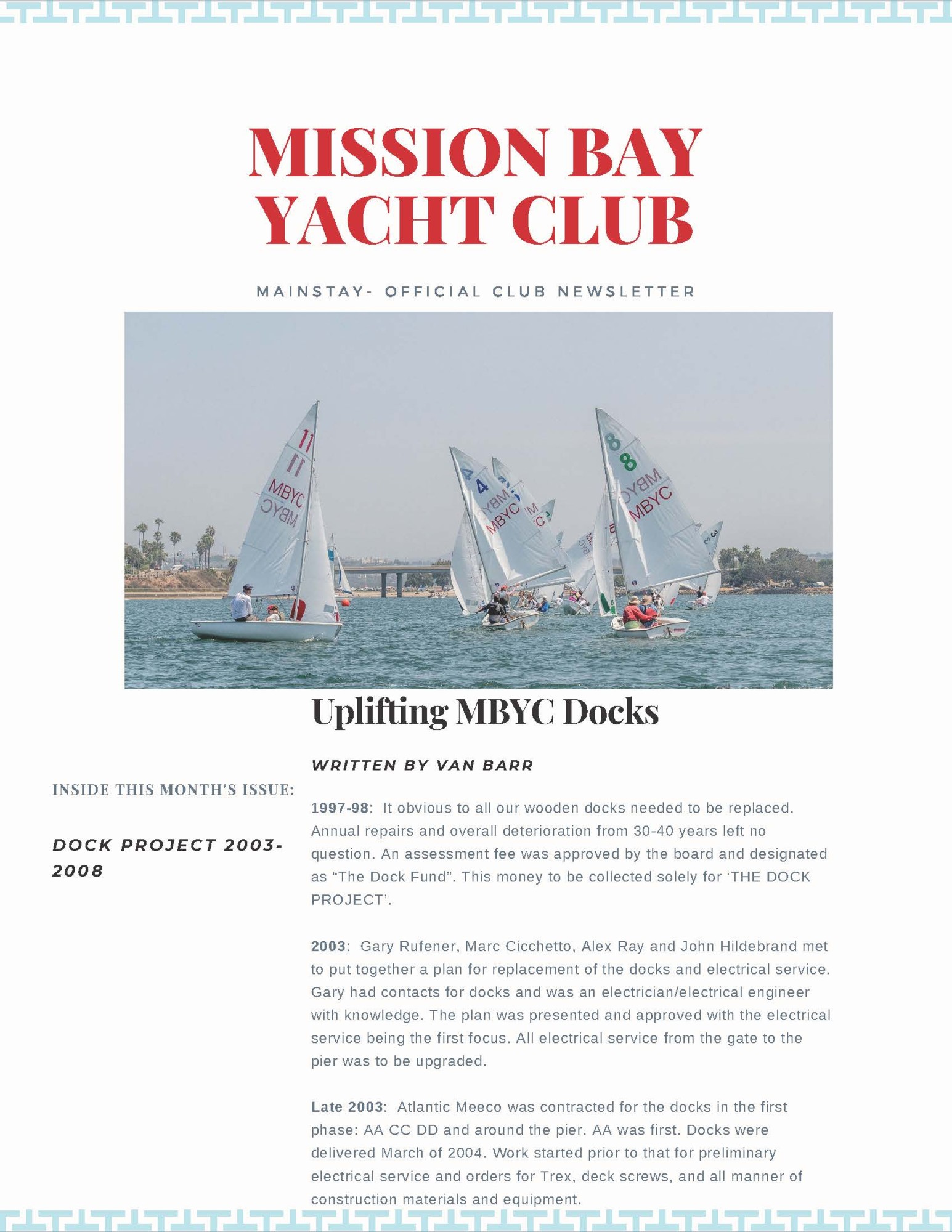 Club News 2021 Mission Bay Yacht Club